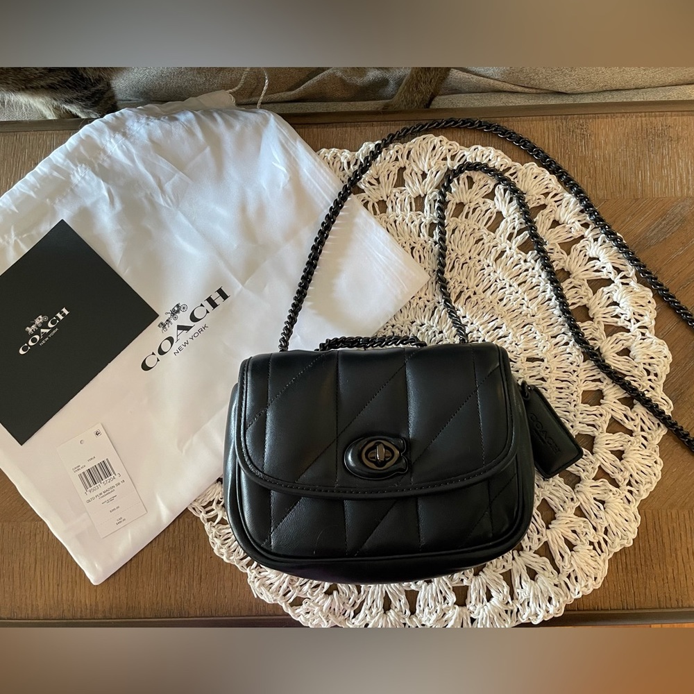 Coach Pillow Madison Shoulder Bag 18 With Quilting